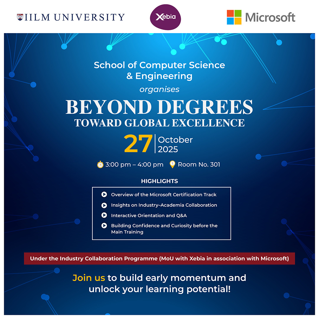 Beyond Degrees - Towards Global Excellence