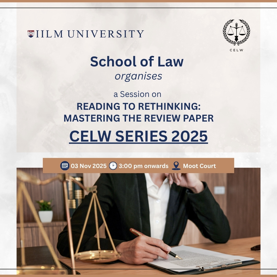 Session on Reading to Rethinking: Mastering the Review Paper