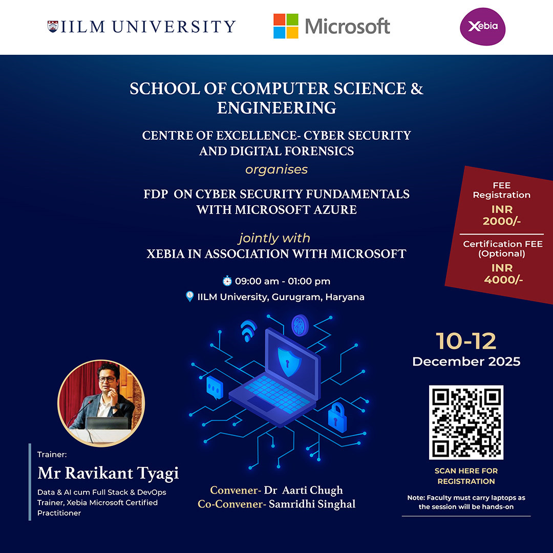 FDP on Cyber Security Fundamentals with Microsoft Azure