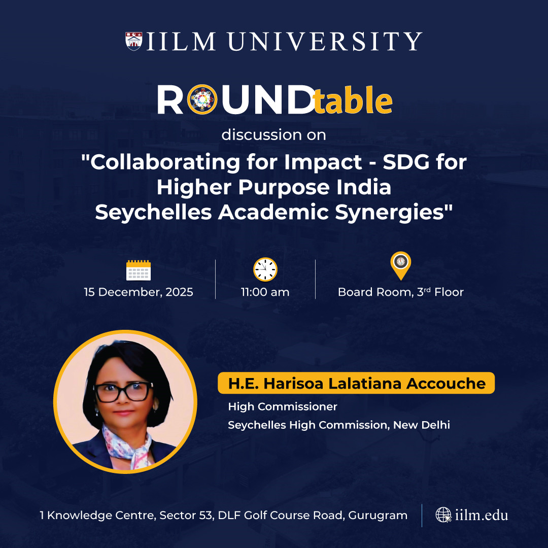 Discussion on Collaboration for Impact - SDG for Higher Purpose India Seychelles Academic Synergies