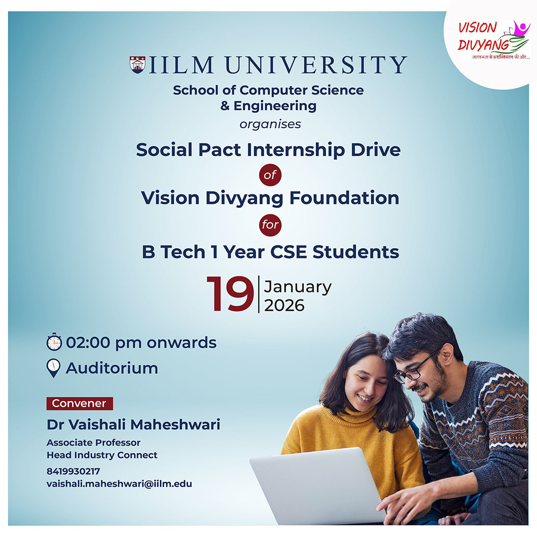 Social Pact Internship Drive - Vision Divyang Foundation