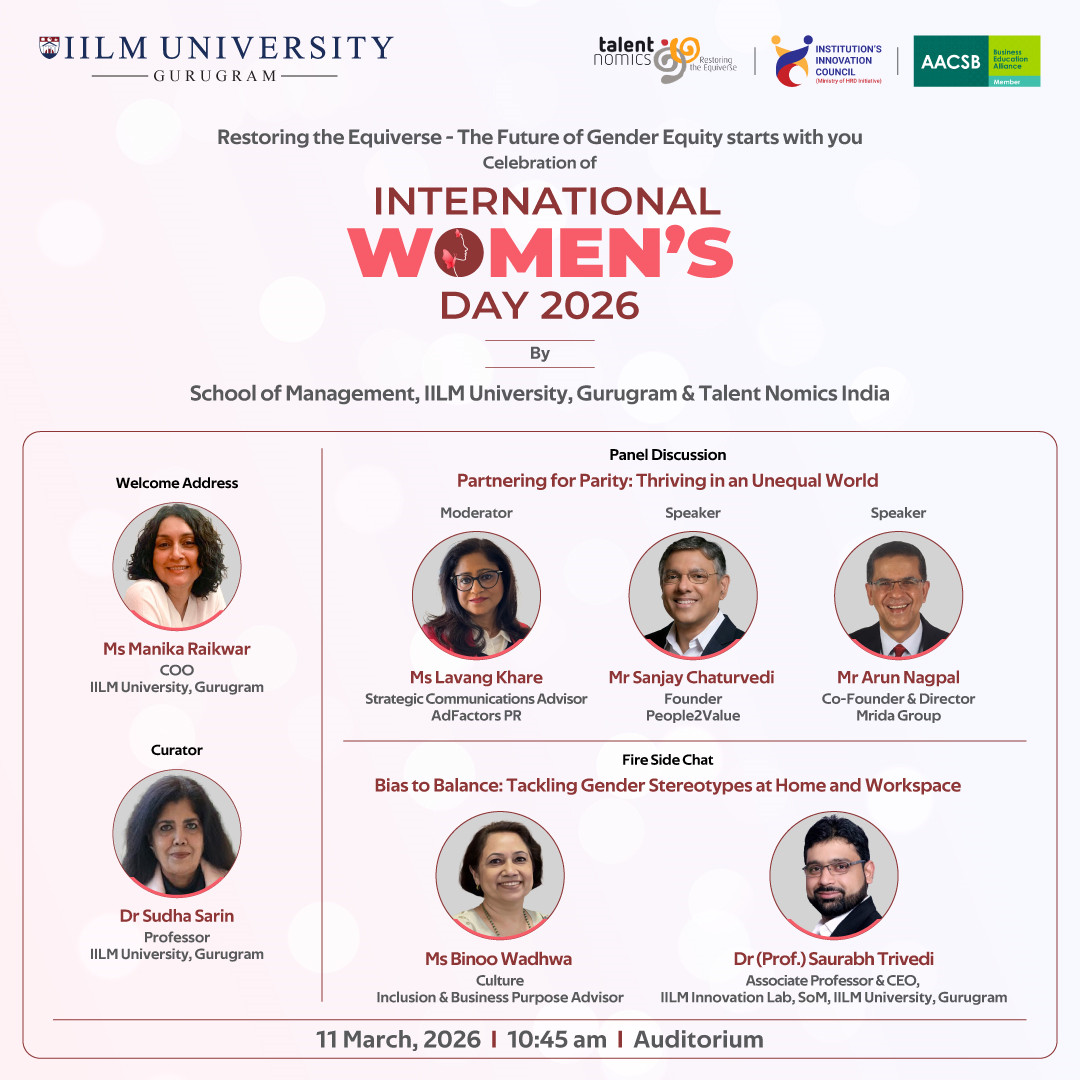 Restroring the Equiverse - The Future of Gender Enquity Start  with You